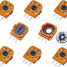 ElecGear 8X FU 10K Trimmer Potentiometer Replacement for PS4, PS3, Switch Pro Wireless Controllers, Trim Pot Resistor Thumbstick Module 3pin Sensor for Favor Union Analog Joystick-image-59