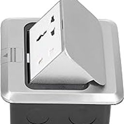 Generic Floor Socket, Waterproof IP40 Protection Grade Receptacle Up Electric Box for Kitchen for Home'-11