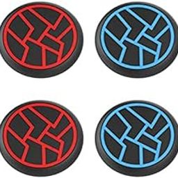 FITVERT PS5 Thumb Grips Rocker Cap Non Slip Luminous Joystick Button Cover for PS5 PS4 Xbox Series X 360 Controller Accessories - 4 Pcs-23
