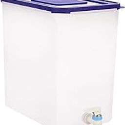 Amazon Brand - Solimo Plastic 16 L Plastic Water Dispenser | Top Load | Blue-16