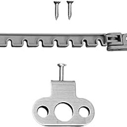 CLUB BOLLYWOOD®Casement Stay Latch Window Lock Window Restrictor Hooks Window Hardware Long Hook Grey|Home & Garden | Home Improvement | Building & Hardware |1 Set Casement Window Opening Limiter-picture-18