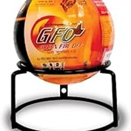 GREEN FIRE OFF (GFO) Baby Fire Ball | Self Activate 3-5 Sec Multiple 6 Sensors | Fire Extinguisher Ball 0.4 kg for Home, Car, Office & Industries-7