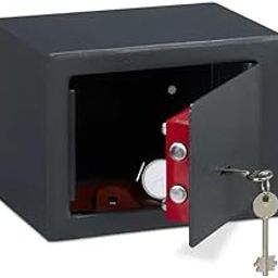 MAXSERA Mechanical safe Locker | Safe locker for Home|Anti Theft Mechanical Key Lock| Mechanical Key Lock Box Safe Locker -Black-16