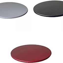 HEAVENGLOW 3pcs Round Table Cloth Tablecloth Waterproof for 60cm Dia with Elastic Edged-image-3