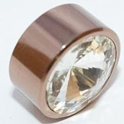RiseOm Diamond Mirror Cap/Nails Decorative/Mirror Nail Decorative Cover made of Brass (19mm-RoseGold, pack of 10)-image-17