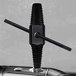 A AND S Tools® 4" 6" Double Head Tap Faucet Valve Screw Extractor Set Pipe Remover Tools Damaged Wire Water Pipe Bolt Broken Screw Removal Tool-12