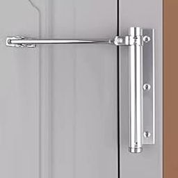 Heavy Duty Self Closing Door Closer – Adjustable Spring Door Closer with Lock | No Drill Door Hinge for Main Door, Bathroom, Office, Home & Balcony-image-63