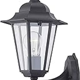 WISBEAM Outdoor Wall Lantern, Wall Sconce As Porch Lighting Fixture, E26 Base 60W Max, Metal Housing Plus Glass, Wet Position Rated, ETL Qualified, Bulbs Not Included-13