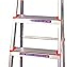 Muskaan Ladders 4 Step + 1 Platform (5 feet) Ladder for Home, Aluminium Foldable Ladder with Wide Anti Skid Steps, Light Weight, Adjustable Ladder for Indoor & Outdoor(Color-Silver)-picture-12