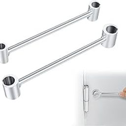 Door Hinge Adjustment Tool: Mineye Hinge Gap Adjusting Wrench, Heavy Duty Door Hinge Repair Tool, Door Alignment Tool for Flag Hinge Suitable for Inner Diameter (14mm-25mm & 0.55-0.98in)-image-74