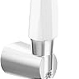 Kohler 12925IN-CP Complementary Health Faucet for Toilet | Ideal Toilet Jet Spray for High Water Pressure | Bathroom Jet Spray with Flexible Metal Hose and Holder, White, 1 M Hose-image-9