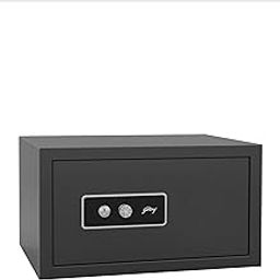 Godrej Security Solutions NX Pro 33 litres Keylock Safe Locker | Twin Solid Steel Shooting Bolt, Shock Proof, Advanced Key Lock for Home & Offices (Ebony, 46171591SD00701)-22