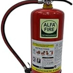 Alfa Fire 4L Wet Chemical Kitchen Fire Extinguisher – Mild Steel | K-Class | Refillable | Suitable for Commercial Kitchens-image-44
