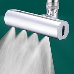 POPLEY 360 Shower Faucet Kitchen Tap Spray Head 360 °Rotatable, Universal Tap Aerator for Kitchen Sink, Faucet Sprayer Avoid Water Splash Faucet Extender with 4 Modes Adjustment-picture-16