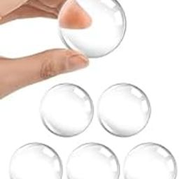 FIZLOZ Round Adhesive Silicone Bumper,Self Adhesive Bumper, Circular Dots, Door Cabinet Drawer Safety Stopper Door Protector for Home, Antiskid Vibration pad -(3x8 mm)(Color-Transparent)(Set-20Pcs)-image-89