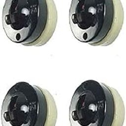 Ridhi Home And Decor Model ISI Mark Old Round Bakelite 1Way Light Switch with Ceramic Base, Multicolour -Set of 4-7