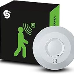 ESYSENSE (ESY-M10):Microwave Ceiling Mount/Radar Sensor Light Switch with LUX Sensor Occupancy Body Motion Detector (Microwave Thin Round Type)-16