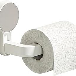 NEVADRILL Tissue Paper Holder for Bathroom | White Wall Mount Toilet Roll Holder | ABS Tissue Paper Holder for Kitchen | Modern No Drill Self Adhesive Tissue Roll for Bathroom (ND-13123)-73