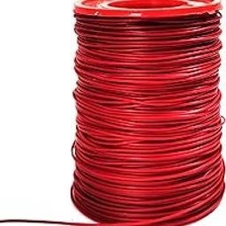 (90 Meters) 7 Threads 42 Guage / 0.0025 AWG PVC Coated Red Jumper Wire For Multipurpose Use, DIY, Electronics Works, Science Projects-19