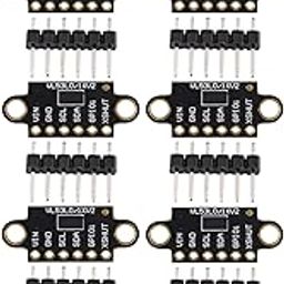 VL53L0X Time-of-Flight (ToF) Laser Ranging Sensor, 6PCS Breakout 940Nm -VL53L0XV2 Laser Flight Distance Measurement Sensor Module I2C IIC for Absolute Distance Measurement-image-1