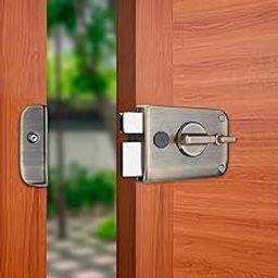 Godrej Rim Lock l Twinbolt Ultra XL+ l 1CK Deadbolt l for Inside Opening Doors l Left/Right-Handed Doors l 4 Keys l 5-Year Warranty l Manual Locking l Antique Brass Finish-picture-33