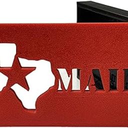 Texas Star Red Mailbox Solution - 4.02" x 2.27" x 0.59" Replacement Flag Kit, Universal Front Mount Design, Easy Install-image-58