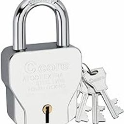 Ccore Atoot Extra Padlock 68mm – Heavy-Duty Steel Lock with 9-Lever Anti-Theft System, 4-Way Solid Locking, 4 Duplicate-Resistant Keys for Gates, Shutters, Garages & Outdoor Security-image-47