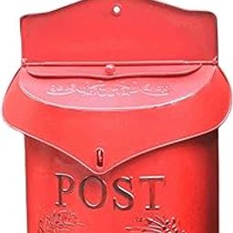 European Wall Mount Mailbox Keys Locking Mail Box Post Letter Box Home Decor-image-13