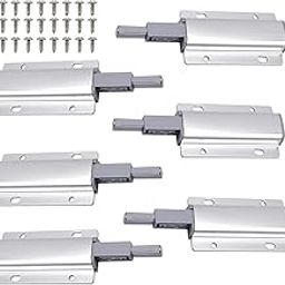 VICTAC Magnetic Push Latches for Cabinets, Heavy Duty Push to Open Close Door Latch,Push to Release Pop Out Kitchen Hardware for Drawer, Closure, Cupboard, Wardrobe, Closet, Door (Pack of 6)-image-7