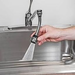 BATHONIX Turbo Flex 360 Faucet Sprayer Water Extender Multiple use in Bathroom/Kitchen Tap Extension Jet Stream/Water Saving Sprinkler and Aerator,Adjustable Head Nozzle (Pack of 1)-image-62
