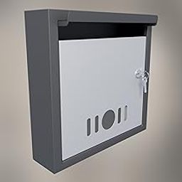 JIALTO All in One Multipurpose Use Box A4 Size Metal Letter Box/Mail Box/Suggestion Box/Post Box/Complaint Box/Donation Box Home&Office with Lock, Table Top Or Wall Mount (Grey)-16