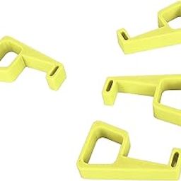 Game Console Cooling Feet Stand, 4pcs Upgraded Cooling Feet for Game Console Game Console Accessories (Yellow)-10