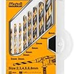 Gilhot® 8Pcs HSS Twist Drill Bits Set – High-Speed Steel, Precision Drilling, Ideal for Metal, Wood, Plastic (Pack of 1)-image-82