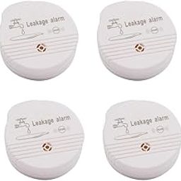 UJEAVETTE 4X Battery Power Water Alarm Home Security Water Leakage Sensor Detector-picture-13