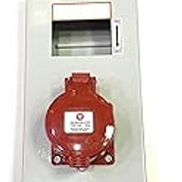 Litost® Industrial Distribution Board with Plug & Socket Box Enclosures Sheet Metal (Without MCB) 5 Pole Three Phase IP44 Weather Proof Plug & Socket - 32 AMP-picture-13