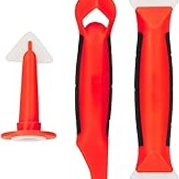 JPT 3-Piece Silicone Caulking Tool Kit | Sealant Finishing Grout Scraper | Gap Filler | Scraper Finishing Tool for Sinks, Bathtubs, Windows, Tiles, and All Sealing Projects-image-3