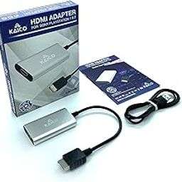 Kaico PS1 HDMI Adapter / PS2 AV to HDMI Cable for All Sony PS1 & PS2 Models - Switch Between RGB or Component - PS1 & PS2 HDMI Adapter Connection Between Any PS with Any HD TV-14