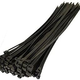 Plastic Strip Cable Zip Ties Nylon Self Locking Wire Ties 10 inch black 250mm (Pack of 100 pcs)-image-48