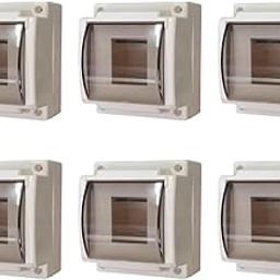 Daystar Solutions (4Way-SealX) MCB Box With Door Type Transparent Cover | Rated Heavy Quality | 4 Way MCB Box | Stylish Modern Design | PACK OF 6-53