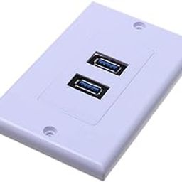 SECRET DESIRE™ Dual Port USB 3.0 Wall Plate Charger Outlet Socket Receptacle PVC Housing-picture-20