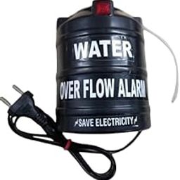 Water Tank Overflow Alarm Wired Sensor Water Alarm Bell Wired Security System (Black)-image-29