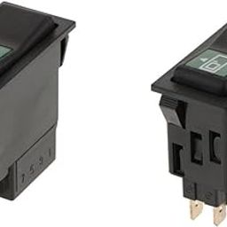 CALANDIS 2X Auto Car Truck Boat Door Rocker 6-Pins ON/Off Toggle SPST Switch Black | Switches & Controls-22