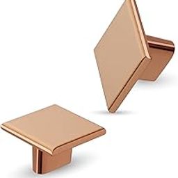 LAPO 10 Piece Drawer Knobs for Home & Office – Durable and Elegant Zinc Door Knob for Cabinets, Cupboards & Dressers (PVD Rose Gold Finish)-image-41