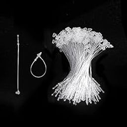 Jasol Loop Pin Plastic Fastener Hang Tag Snap Lock 3 Inches White Pin Security Loop Best for Retail Store Clothing Price Plastic Tags for Clothes Tag Accessory Pack of 400 (3" Inch, White)-image-58