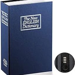 Metal Hidden Secret Book Safe Security Dictionary Jewelry Locker Vault Box Private Diary/Cash Boxes (Multi Color)-picture-17