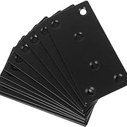 Gadpiparty 10pcs Black Corner Code Steel Brackets Bookshelf Anchors Cabinet Hangers-image-52