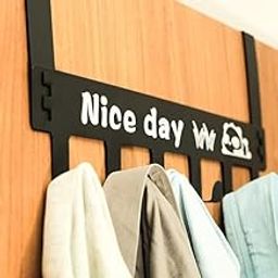 GHARKART Heavy Duty CarbonMetal Over Door Hanger for Cloths, Drill Free Door Hanging Hooks Suitable for Bathroom, Bedroom, Kitchen | Scarf, Coat, Towel Holder | (Pack of 2)-image-93