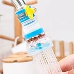 Styxon Flexible Kitchen Tap Head Movable Sink Faucet 360° Rotatable ABS Sprayer Removable Anti-Splash Adjustable Filter Nozzle Swivel Water Saving Aerator (Standard, 2 Mode Kitchen Tap)-picture-6