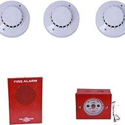 Rahul Professionals 3 PCS Independent Smoke Detector Sensor System with + 1 MS Mcp + 1 MCP Comb Hooter-2