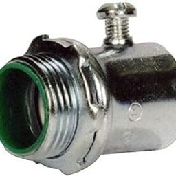 Morris Products 14891 EMT Set Screw Connector, Insulated Throat, Steel, 3/4" Trade Size (Pack of 50)-image-35